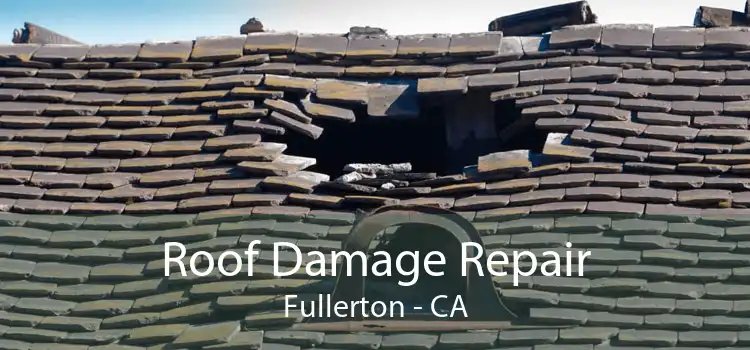 Roof Damage Repair Fullerton - CA