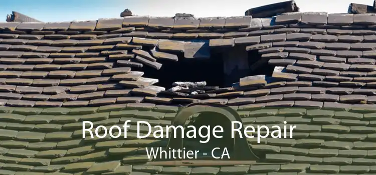 Roof Damage Repair Whittier - CA